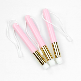 Grafting Eyelash Mousse Brush Eyelash Soft Cleaning Brush Bright Gold Tube Nasal Wash Brush