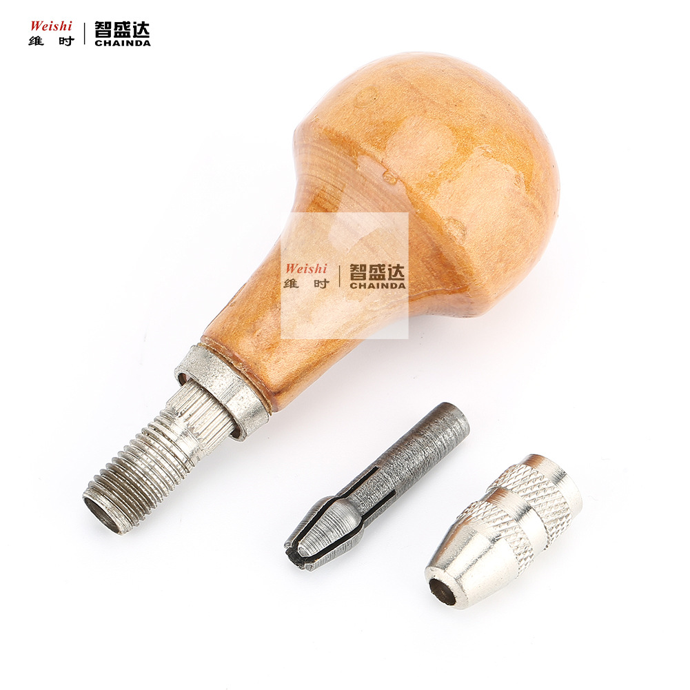 厂家直销 手表维修冬菇拿子 高耐磨实用木制拿子 刻雕打孔拿子