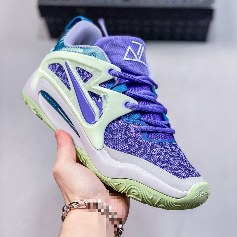 Pure Original Durant 15Th Generation Practical Basketball Shoes Kd Signature Sneakers Brushed Flying Line Air Cushion Sports Shoes Men's and Women's Trendy Shoes