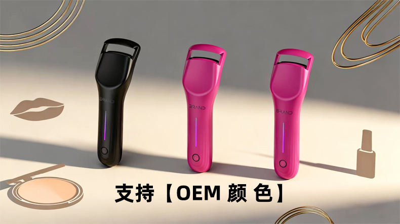 Factory Wholesale Electric Eyelash Curler 3-Level Temperature Control USB Rechargeable Fast Heating Electric Eyelash Curling Tool