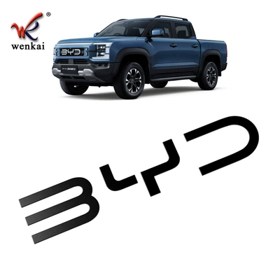 Suitable for Byd Shark 6 Modified Rear Trunk Car Logo Decorative Bright Strip Byd Shark Pickup Car Supplies (Other Automotive Exterior Supplies) - matt-black