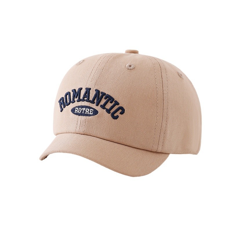 Sombreros coreanos para niños primavera y otoño nuevos bebés bordados letras sombreros de béisbol casuales para hombres y mujeres