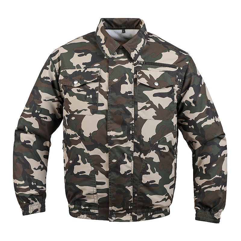 夏季工装降温空调服 带风扇衣服 工人充电制冷电焊工劳保工作服男