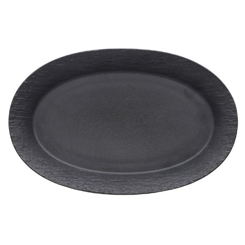 블랙 12.5 인치 생선 접시