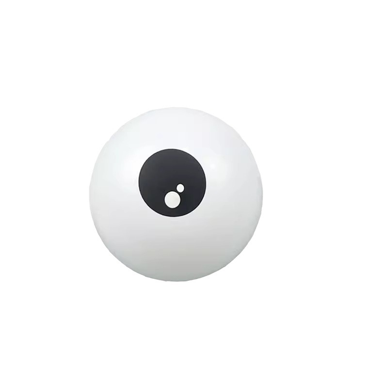 Globo de ojo de 5 pulgadas engrosado globo de ojo de dibujos animados de látex globo de ojo de pulpo globo de ojo grande blanco y negro