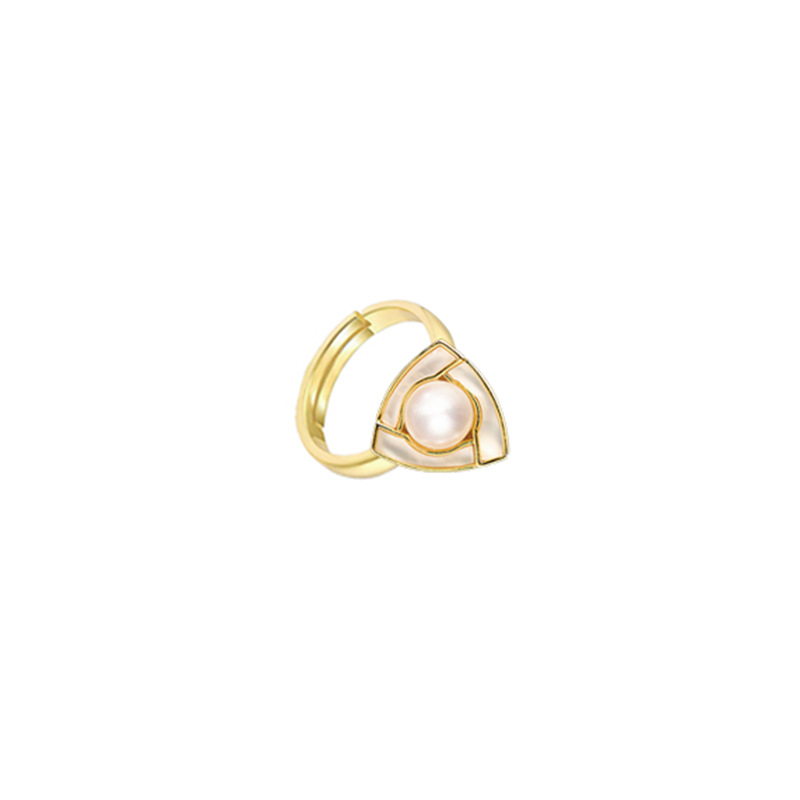 Bague Ouverte En Perles Style Français Vintage Bijou De Luxe_voghion.com