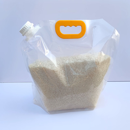 Outdoor portable folding water bag camping hiking water storage bag thickened large capacity portable water bag oil rice bag suction mouth bag