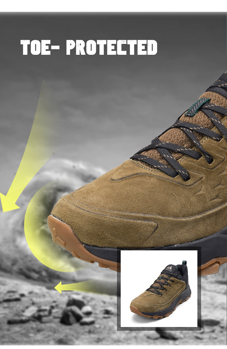 ShoeGlobe ShoeGlobe Outdoor Professional Hiking Men's Trail Running Travel Waterproof Non-Slip Lightweight Trekking Low-Cut Casual Shoes_voghion.com