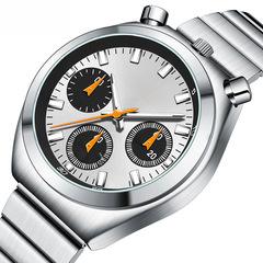 MINIFOCUS品牌女表  時尚小怪獸女表多功能熊貓表鋼帶女手錶0491L