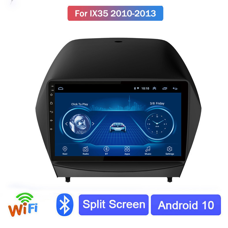 Suitable for foreign trade 10-13 modern IX35 Android large screen navigation intelligent video entertainment system car machine