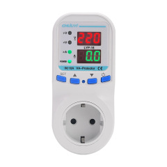 欧规LYP-16计量插座220V 显示电流电压过欠压保护过流过载保