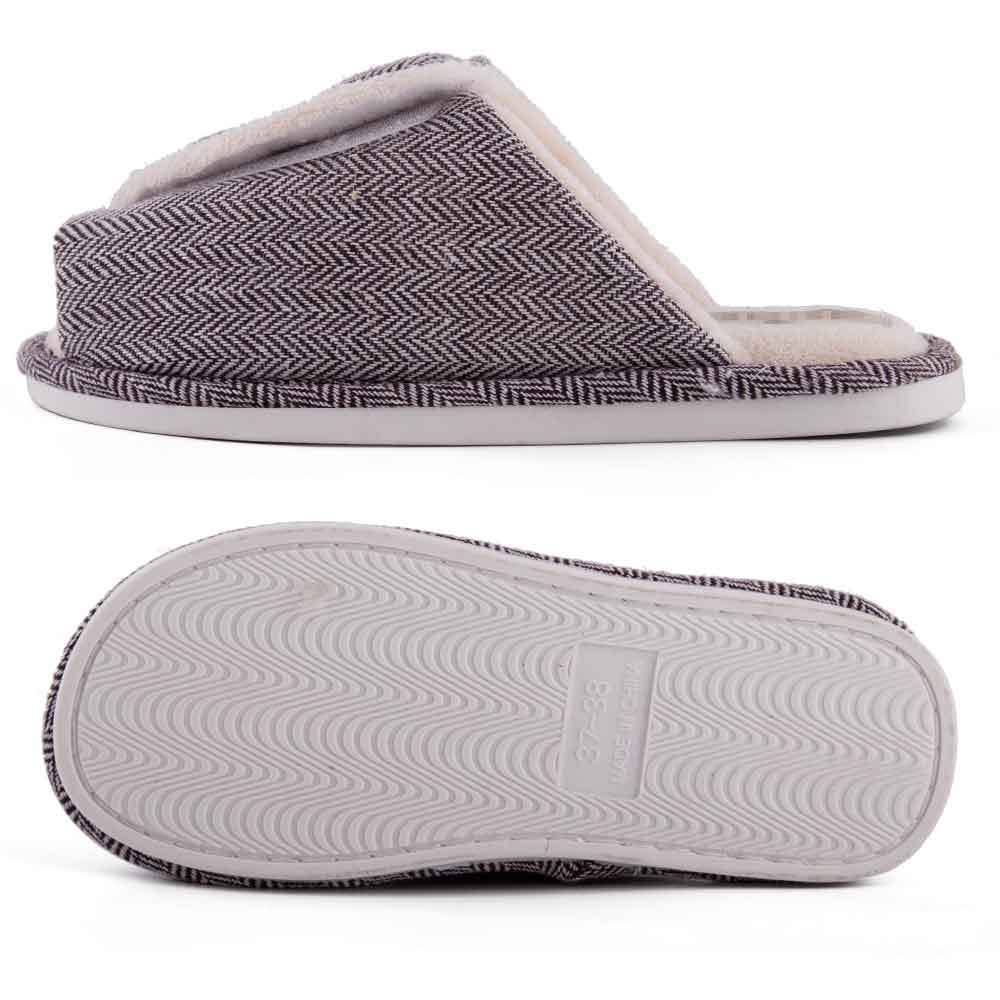 Unisex Casual Stripe Open Toe Cotton Slippers display picture 10