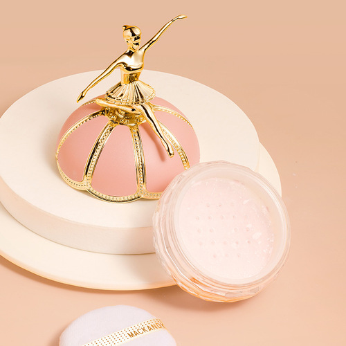 Marco Andy ballet golden figure setting powder waterproof, sweat-proof, non-removing makeup, long-lasting oil control honey powder loose powder