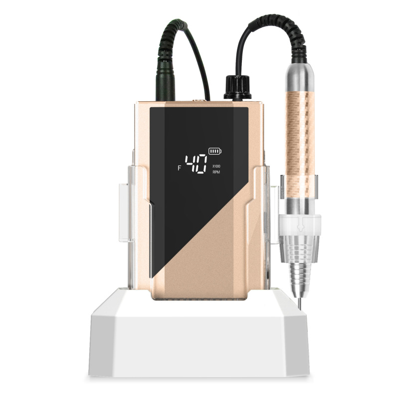 国境を越えた新しいブラシレスネイルポリッシャー磁気充電ベースポータブルプロフェッショナル電動ネイルリムーバー|undefined