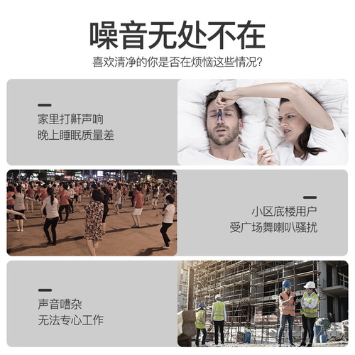 Memory foam earplugs student dormitory sleep anti-noise noise reduction hearing protection slow rebound bullet soundproof earplugs