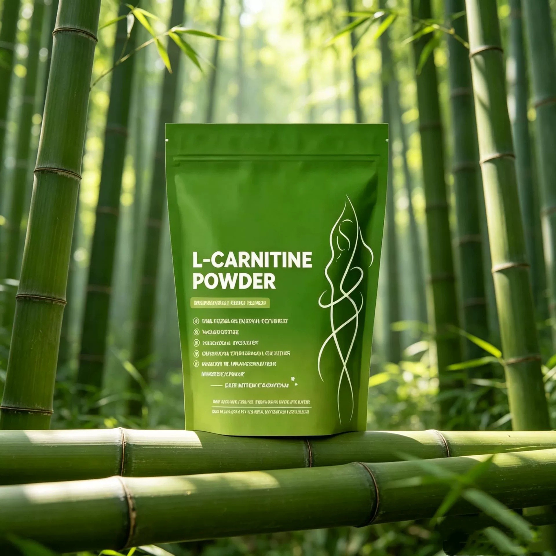 L-Carnitine Green Apple Flavor Powder with White Kidney Bean Complex Fruit and Vegetable Powder 21g preparation