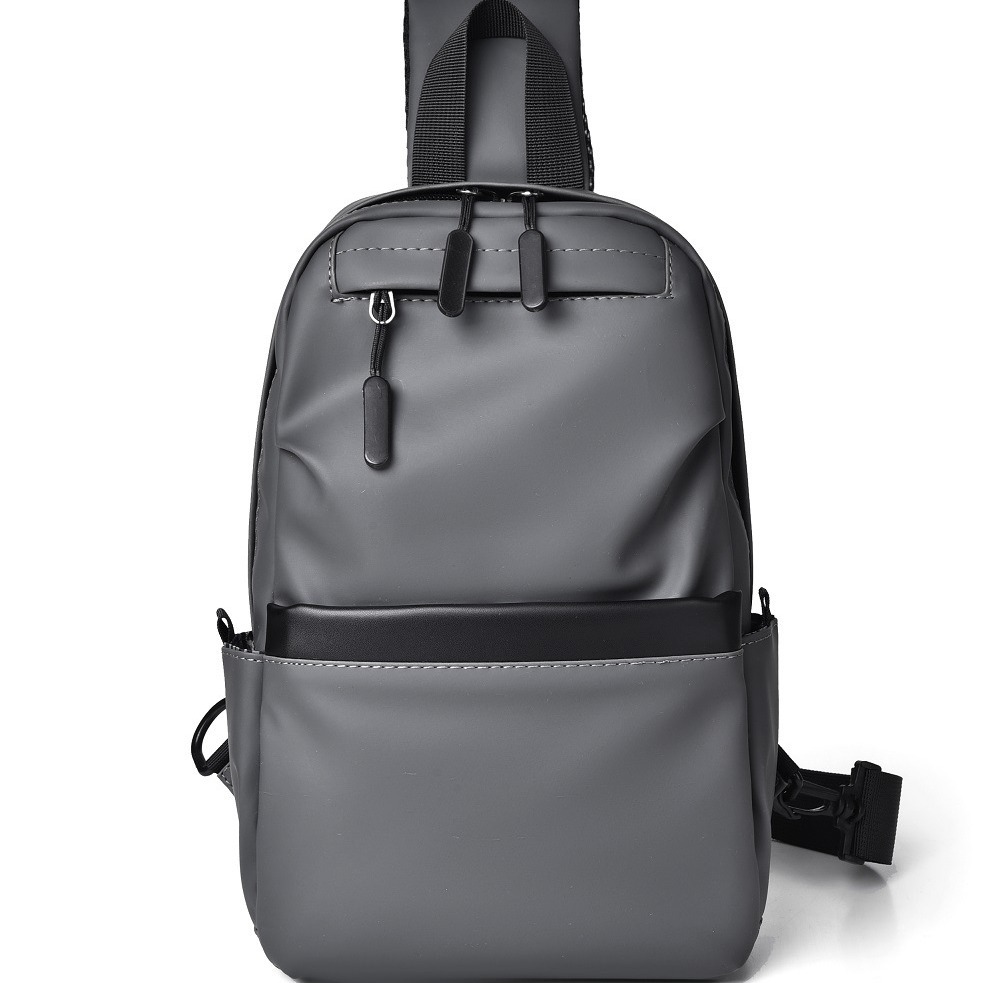 New Trendy Casual Bag Large Capacity Chest Bag Shoulder Crossbody Men's Multi-functional Commuting Chest Bag_voghion.com
