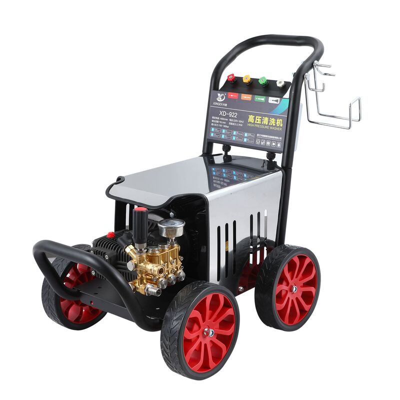 Happy commercial four-stage pure copper motor high-pressure car washer car wash pump car wash shop farm floor wall cleaning Happy commercial four-stage pure copper motor high-pressure car washer car wash pump car wash shop farm floor wall cleaning