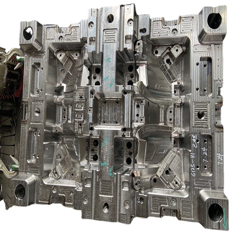 蓄电池盒音箱注塑模具PC+ABS遮光挡板底托护管套塑料模具黄岩模具