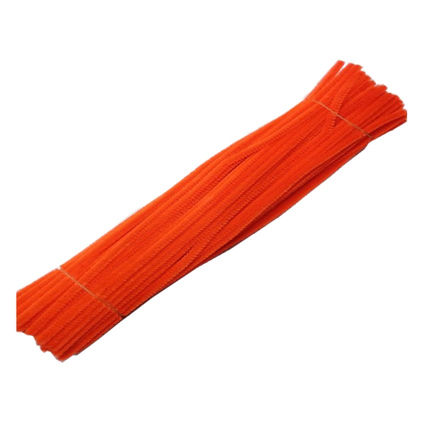 En stock colorido raíz peluda de los niños DIY Twisted stick tira felpa kindergarten hecho a mano peluche ramillete juguete