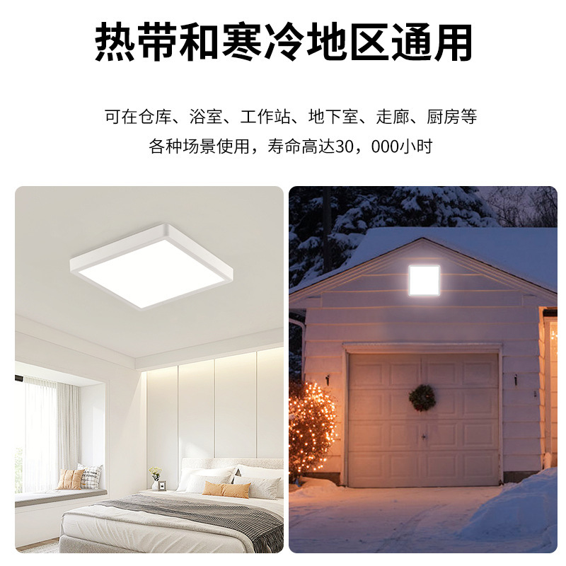 超薄型LED天井灯家庭用客間全スペクトルシンプルな部屋寝室灯江門工場全屋保護灯|undefined