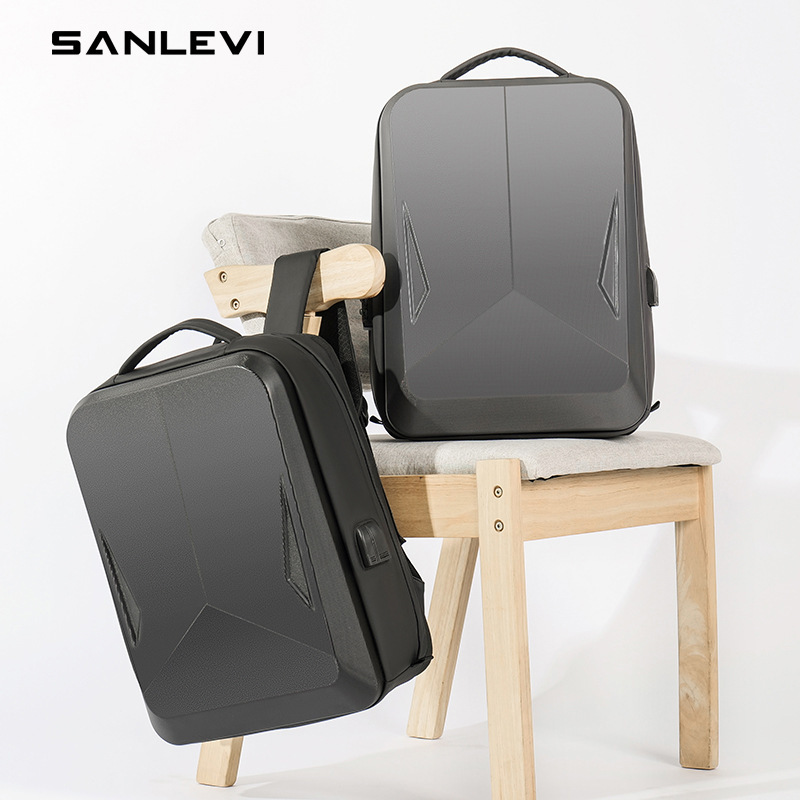 Trendy Brand Backpack Men's Anti-theft Backpack Fashion E-sports Bag 17-inch Game Laptop Hard Shell Computer Bag Large Capacity