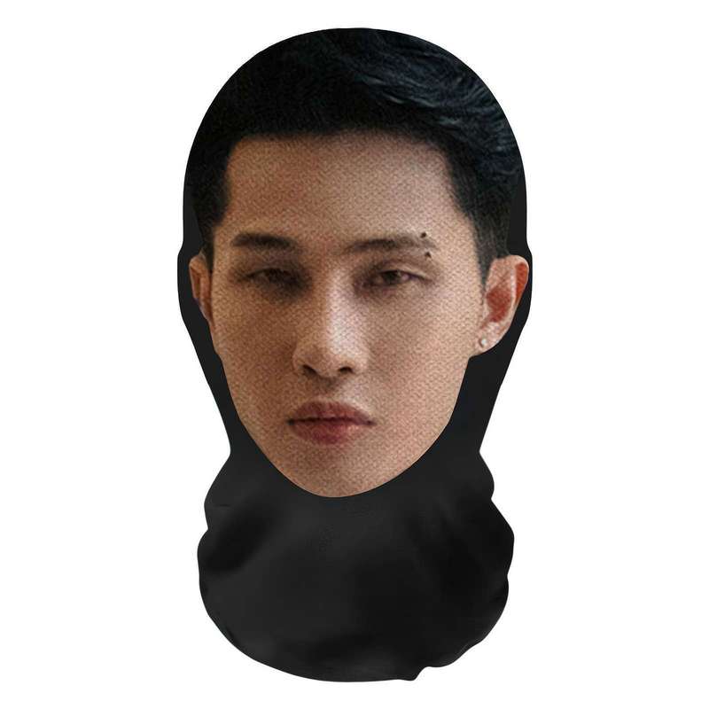 新款3D仿真人明星人脸装扮头套派对装饰面罩明星全脸搞笑网纱头套|undefined