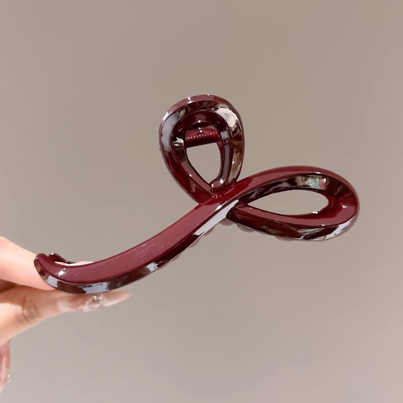 2025 nuevo clip de agarre de amor para mujer, gran volumen de cabello, horquilla, horquilla de tiburón de alta calidad, horquilla de tiburón, accesorios de principios de primavera