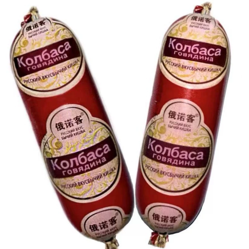 Колбаса Onok в русском стиле, колбаса из говяжьего сухожилия, большая мясная готовая к употреблению закуска в русском стиле, колбаса из ветчины, 180 г