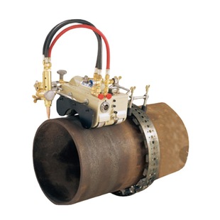 Semi-automatic flame beveling machine small turtle magnetic climbing son Shanghai Warwick magnetic pipe cutting machine CG2-1