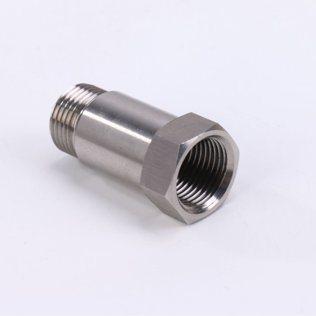 Cross-Border Automotive Oxygen Sensor Universal Stainless Steel Expander Spark Plug 45mm Automotive Adapter Extension Adapter
