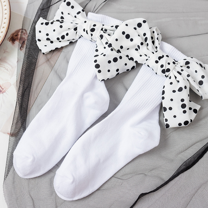 Calcetines de las nuevas mujeres arco grande estilo Lolita estilo preppy calcetines JK personalidad dulce princesa calcetines al por mayor