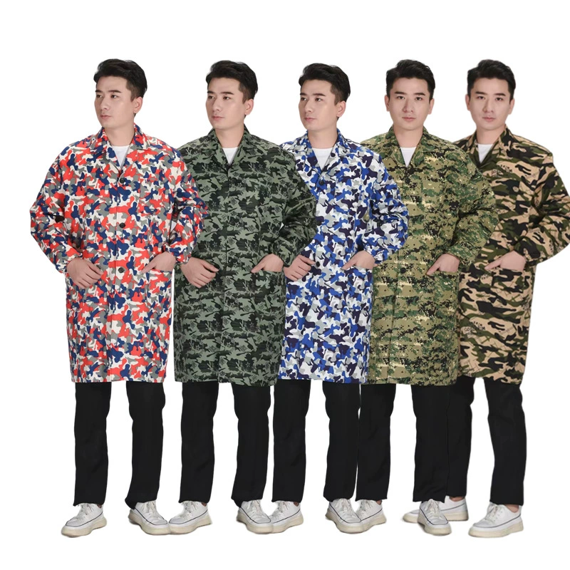 Платье по страхованию труда Рабочее платье толстая одежда камуфляжное синее платье джинсовое платье пылезащитное платье