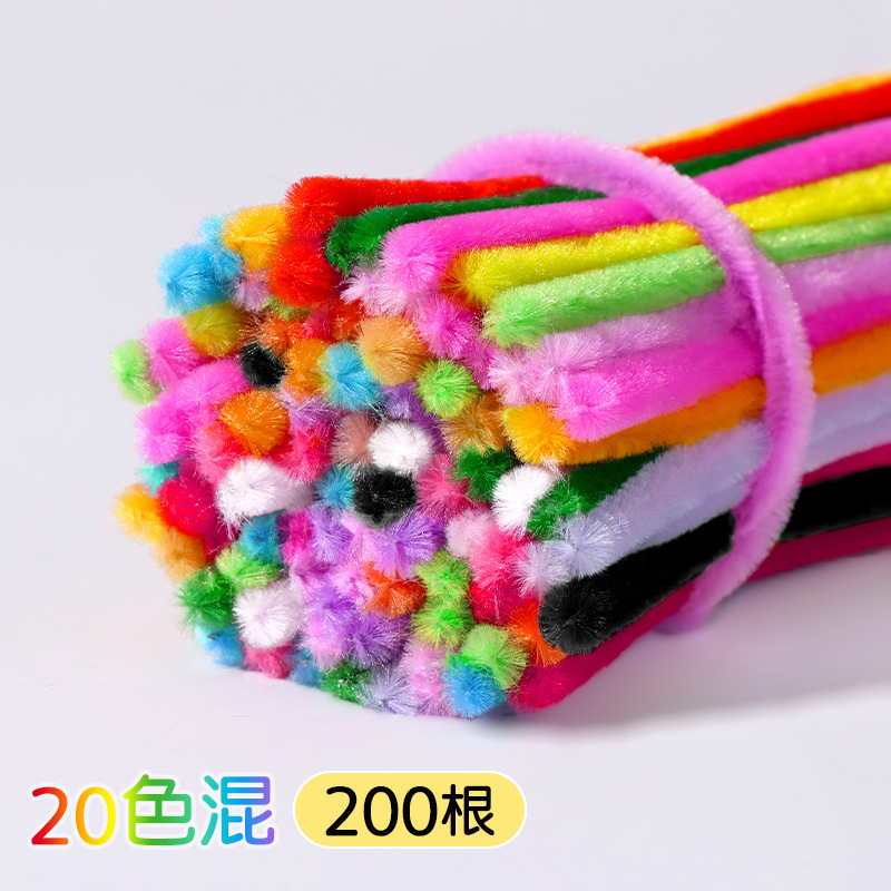 Turtle Twisted Stick Qixi ramo hecho a mano DIY paquete de materiales de tulipanes para niños encriptación raíz de lana trenzada conjunto completo de torsión