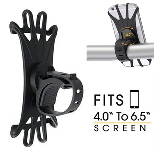 For scooter M365 mobile phone bracket 360 Rotating bicycle bracket silicone bracket a generation of hair