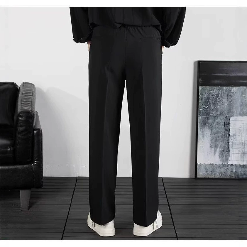 High quality summer trousers, suit, slim fit