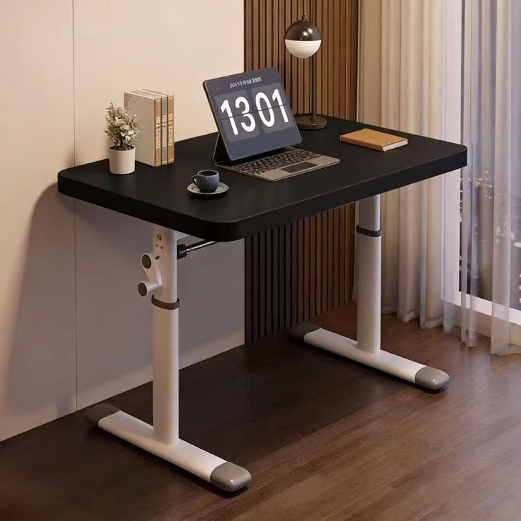 Simple Adjustable Desk for Home Use in Bedroom, Small Apartment, Student Study Desk, Study Room, Dormitory, Rental Apartment, Movable Computer Desk