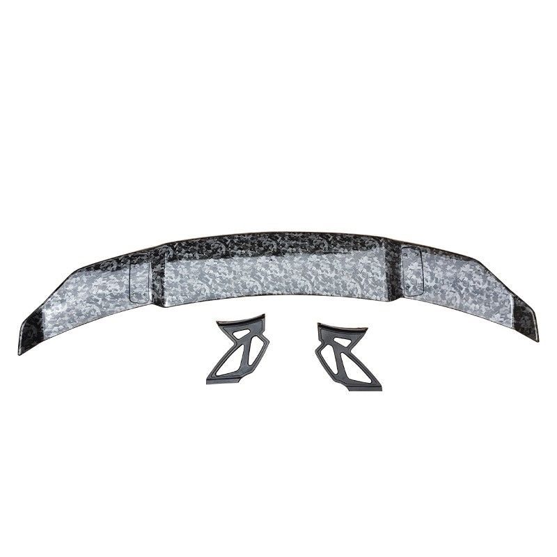 General car non-perforated rear wing modification parts two three-compartment high rear wing fixed wind wing GT racing wing trunk decoration