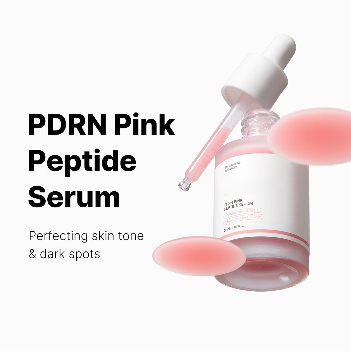 Sérum Facial con Péptidos Rosados PDRN 30ml Hidratante Iluminador image 3