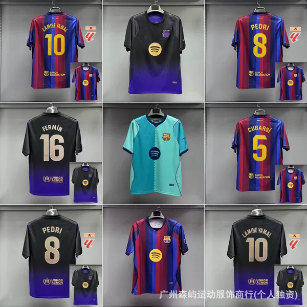 2627 Barcelona Club Jersey Yamal Raphinha Pedri Fan Version Cross-Border Dropshipping