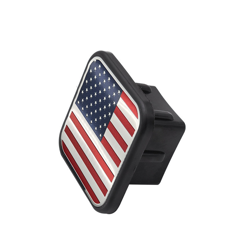 Accesorios de modificación de automóviles tapa del enchufe del gancho del remolque enchufe del polvo boca cuadrada cubierta protectora cubierta de tracción enchufe de goma del remolque del coche