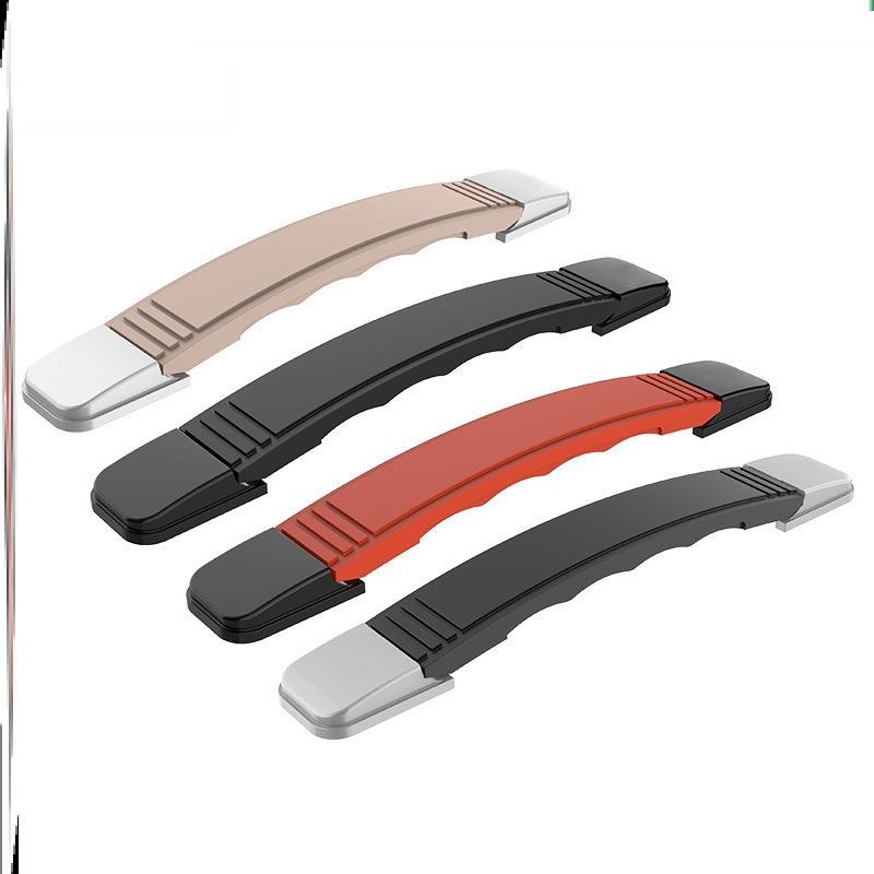 PV黑色伸缩提手 电池充电箱黑色塑胶一字拉手行李箱包明装提手