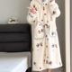 Dachshund Pajamas Women's Autumn and Winter Thickened Coral Fleece Nightgown Cartoon Cute Girl's Flannel Home Clothes suit