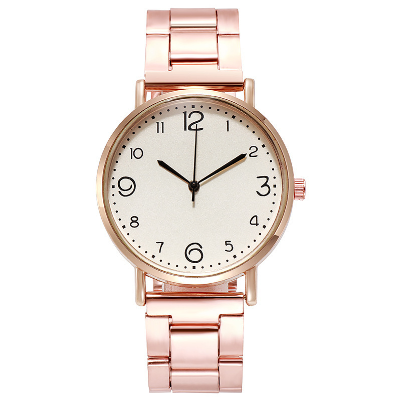 Montre d'étudiant de mode de loisirs pour femmes de nouvelle ceinture en acier inoxydable_voghion.com