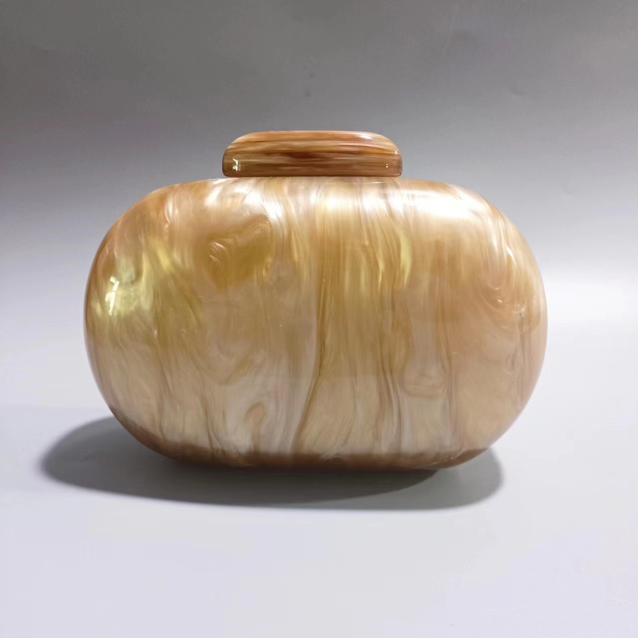 Comercio exterior transfronterizo damas nuevo estilo europeo y americano elíptico acrílico moda bolsa de cena nicho fiesta ropa de noche bolsa