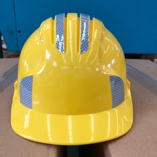 Five-rib reflective strip abs cap construction site construction power construction helmet breathable labor protection