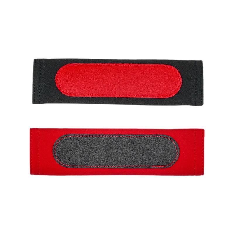 Cubierta protectora del hombro del cinturón de seguridad de gamuza interior del coche cubierta del cinturón de seguridad del coche cubierta interior del coche cubierta protectora del hombro del cinturón de seguridad del coche