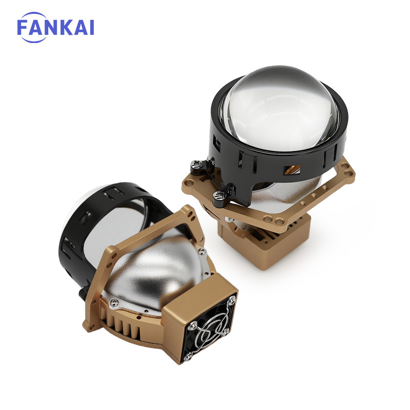 Transfronterizo de 3 pulgadas 24V doble lente LED doble copa de luz 65W de alta potencia transformación de farol de automóvil integral