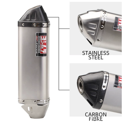 Motorcycle exhaust pipe – Triangular Exhaust Pipe