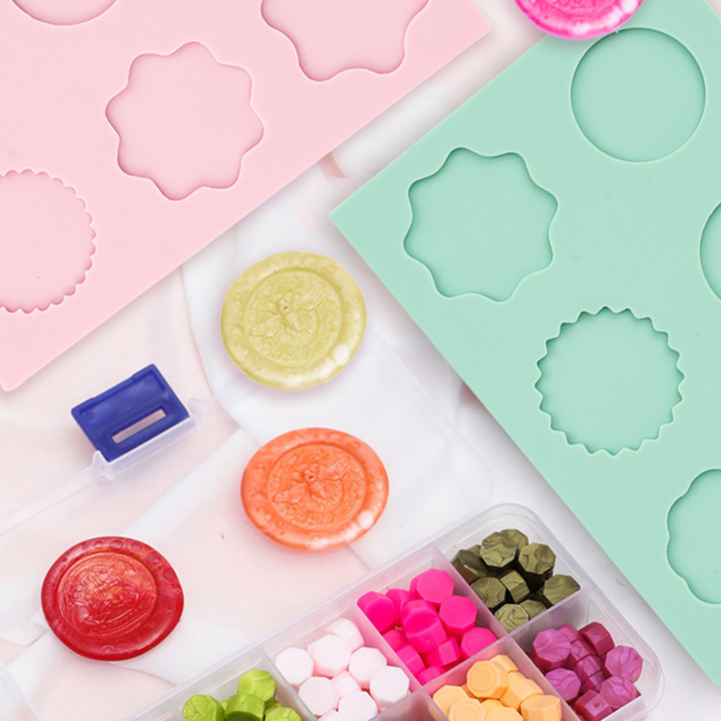 Anillo de sello de pintura de fuego anillo de grano de cera molde herramienta de conformación de grano de cera nuevo sello de pintura de fuego soporte de molde suministro directo de fábrica